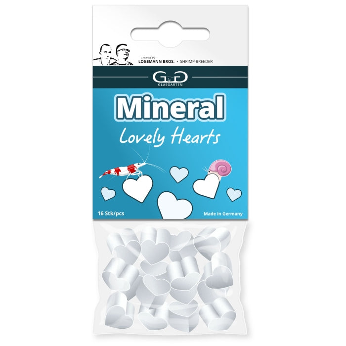 GlasGarten – Mineral Hearts (16 Stk.)