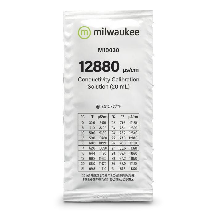 Milwaukee M10030B Leitwert Kalibrierlösung 12880 µs/cm (25 x 20 ml)