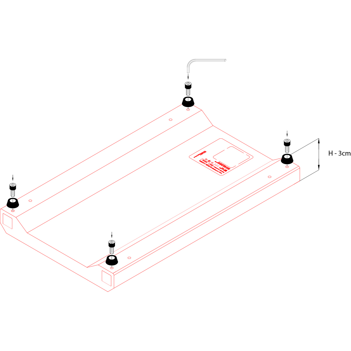 Skylight Hyperbar – Wabi Kusa / Terrarium Rubber Legs