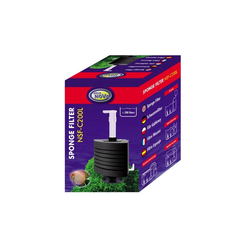Aqua Nova Stand Bio-Eckschwammfilter NSF-C200L