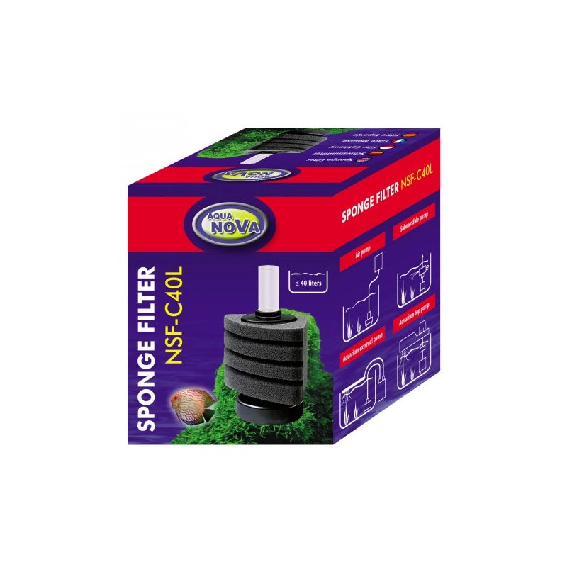 Aqua Nova Stand Bio-Eckschwammfilter NSF-C40L