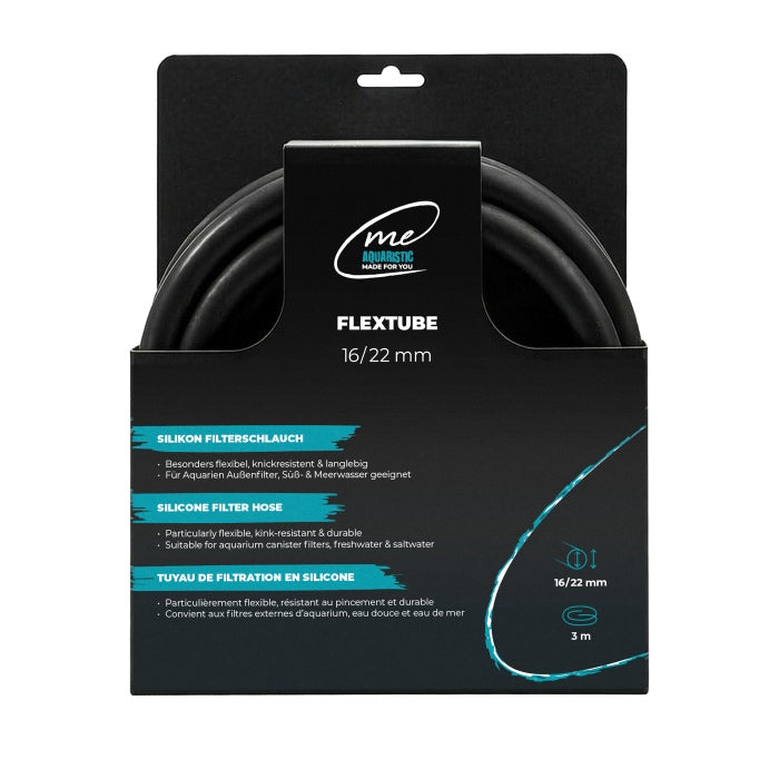Me FlexTube Filterschlauch  Silikon schwarz ( verschiedene Größen )
