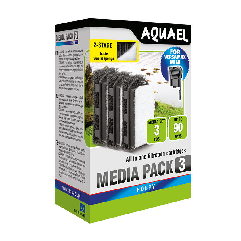Aquael Filterkartusche VERSAMAX Mini Standard (3 Stück)