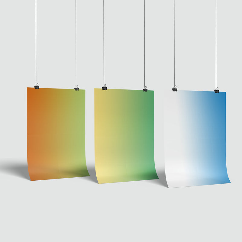 Lightground Farbverlauf Folie ( verschiedene Farbkombinationen )
