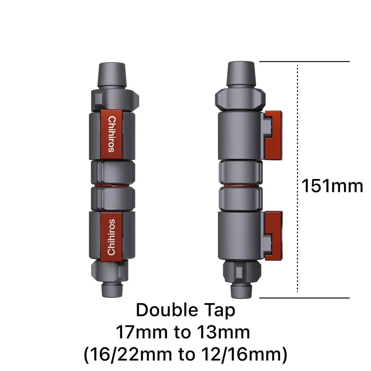 Chihiros Double Tap, Absperrhahn ( 3 Varianten )